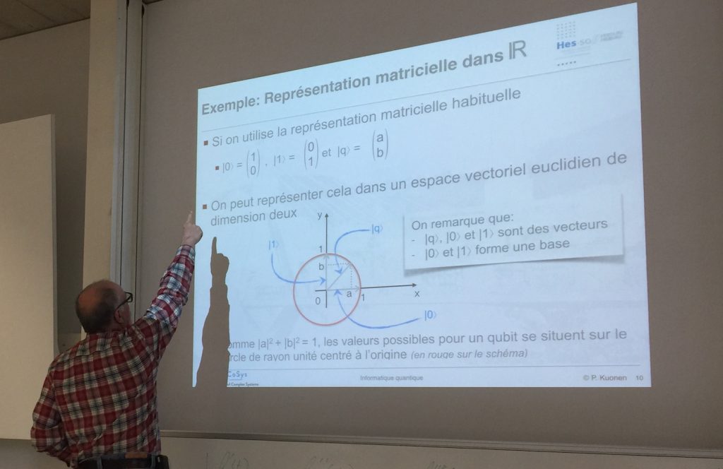 Introduction à l'informatique quantique.